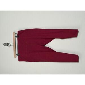 Beyond Yoga 3X Spacedye Maroon Plus Athleisure Yoga High Rise Capri Leggings EUC